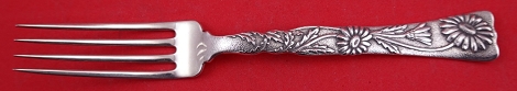 Regular Fork w/ daisy motif  7